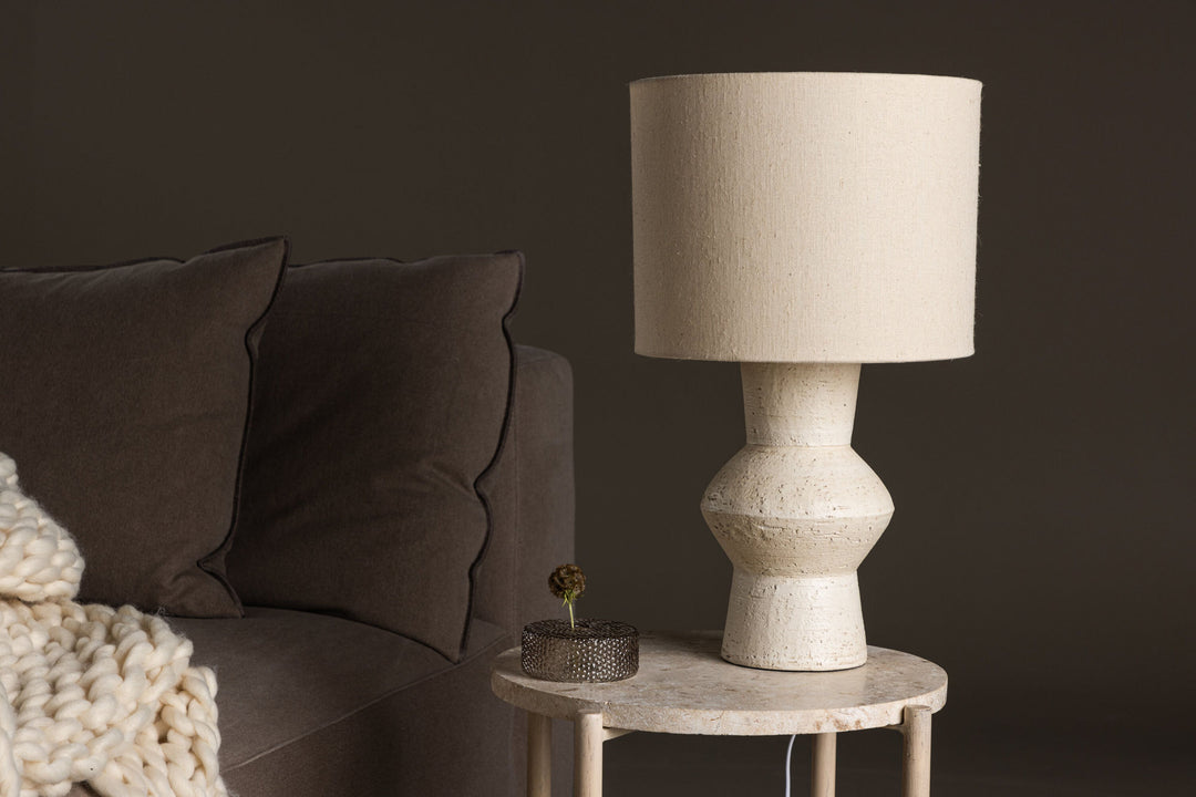 Vind Valön Table Lamp ⌀30 - Terracotta / Ivory Jute