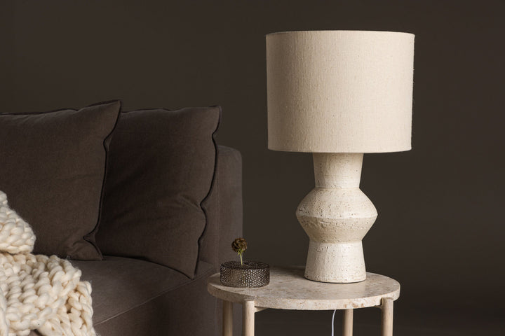 Vind Valön Table Lamp ⌀30 - Terracotta / Ivory Jute