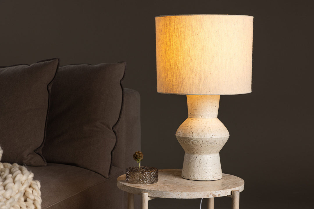 Vind Valön Table Lamp ⌀30 - Terracotta / Ivory Jute