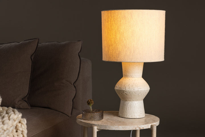 Vind Valön Table Lamp ⌀30 - Terracotta / Ivory Jute