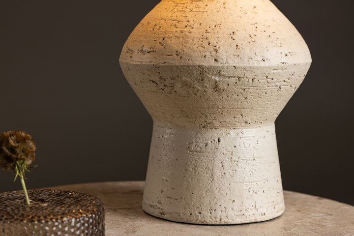 Vind Valön Table Lamp ⌀30 - Terracotta / Ivory Jute