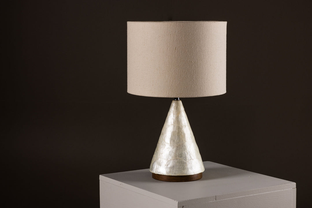 Vind Donsö  Table Lamp ⌀35 - Capiz / Natural