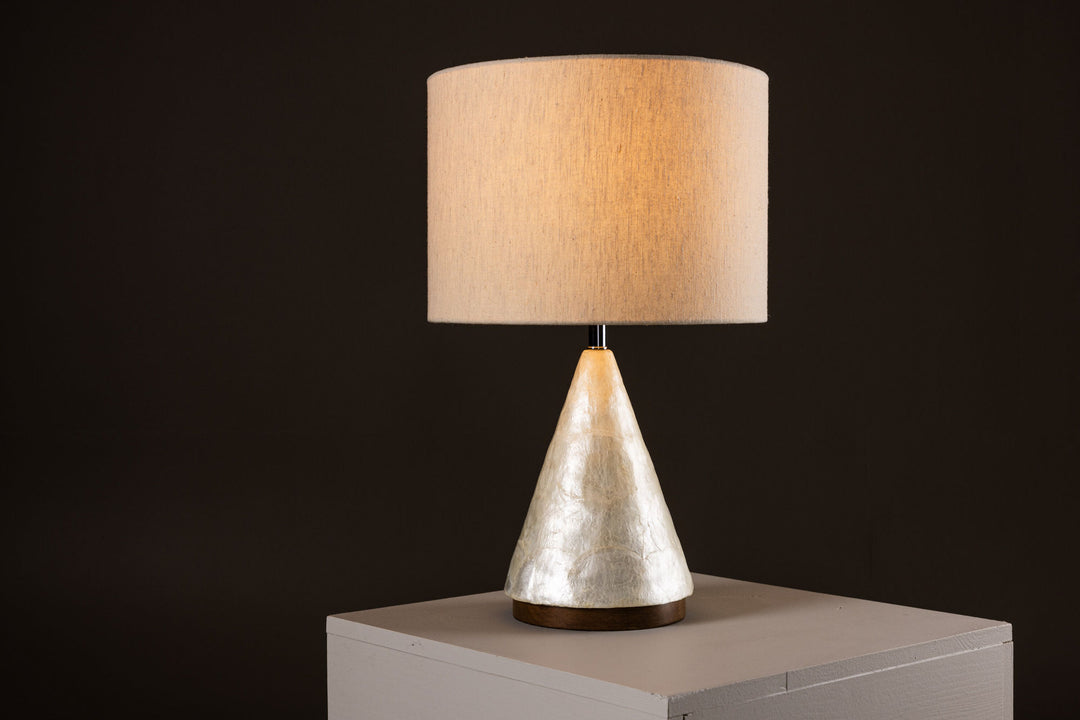 Vind Donsö  Table Lamp ⌀35 - Capiz / Natural