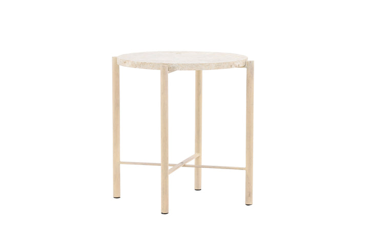 Vind Sandhamn Sofa Table ⌀40  - Mactan  / Beige