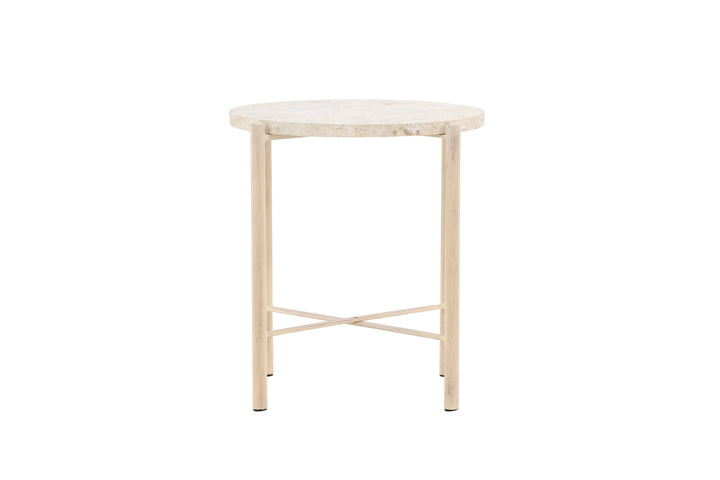 Vind Sandhamn Sofa Table ⌀40  - Mactan  / Beige