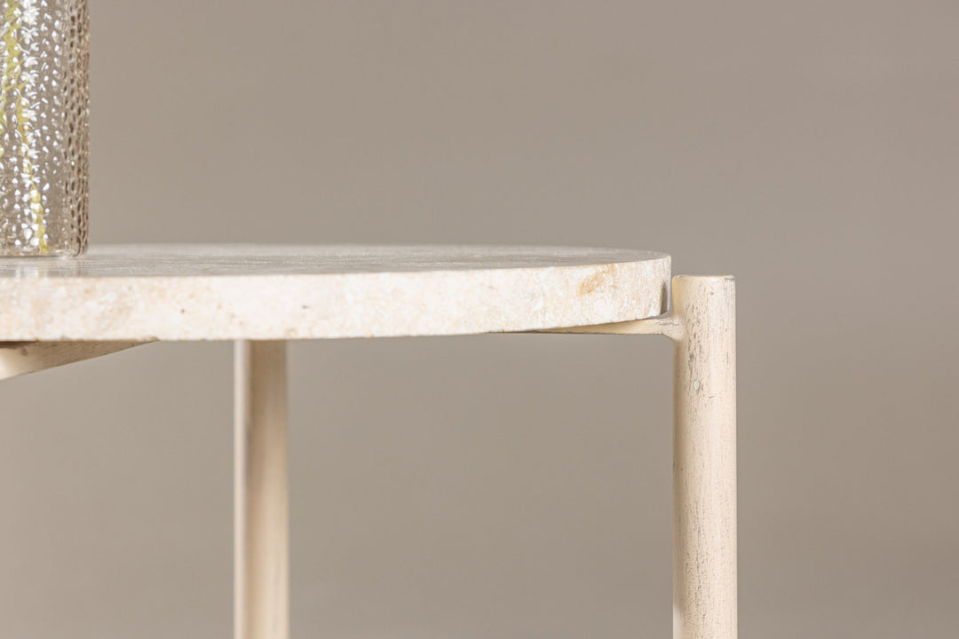 Vind Sandhamn Sofa Table ⌀40  - Mactan  / Beige