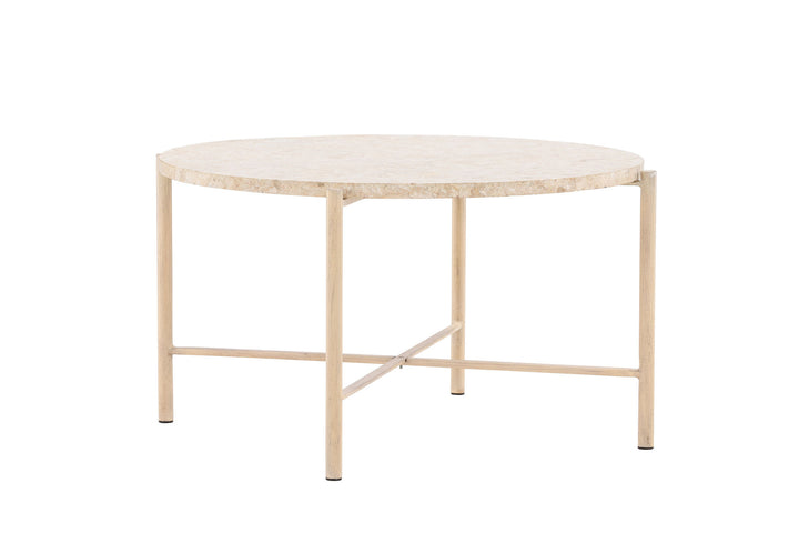 Vind Sandhamn Sofa Table ⌀70  - Mactan / Beige