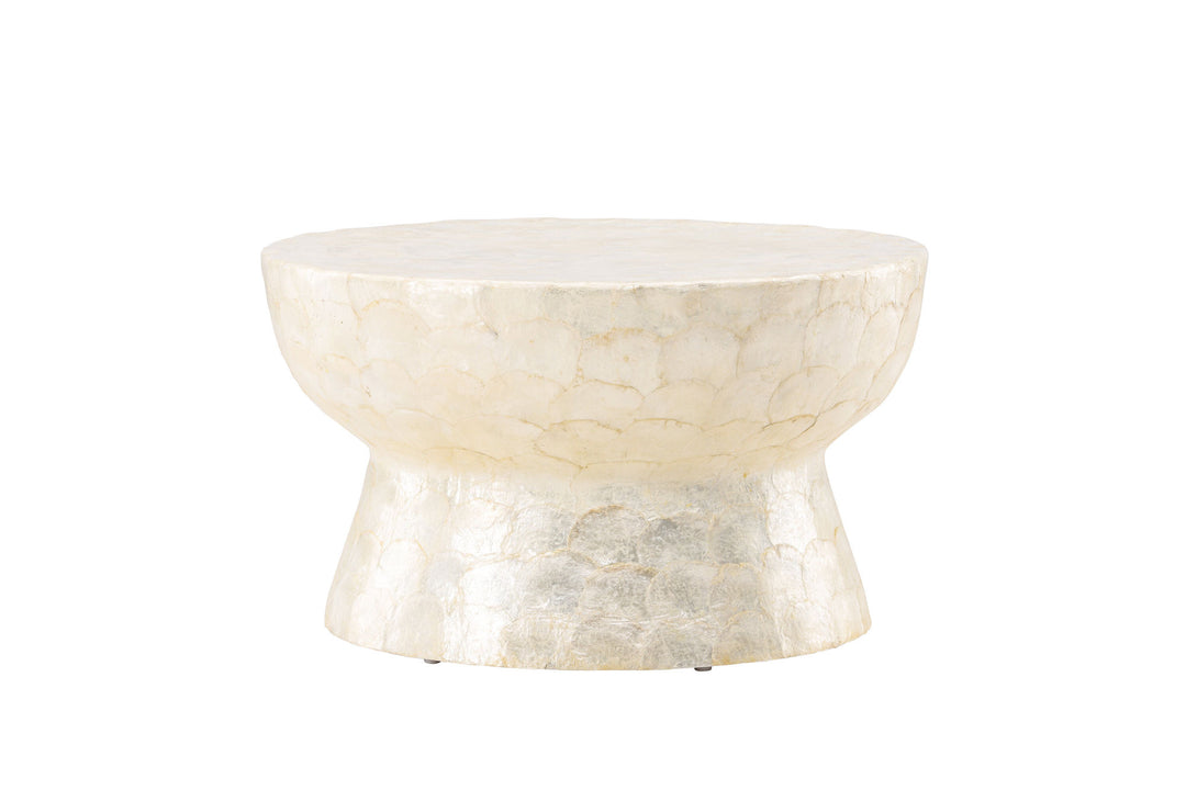 Vind Sandön Sofa Table ⌀70  - Capiz / Natural