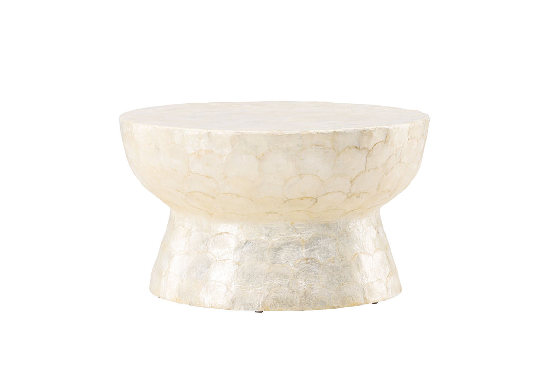 Vind Sandön Sofa Table ⌀70  - Capiz / Natural