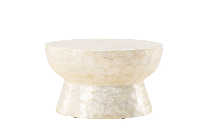 Vind Sandön Sofa Table ⌀70  - Capiz / Natural