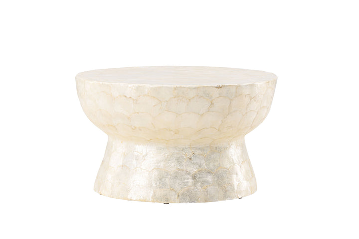 Vind Sandön Sofa Table ⌀70  - Capiz / Natural