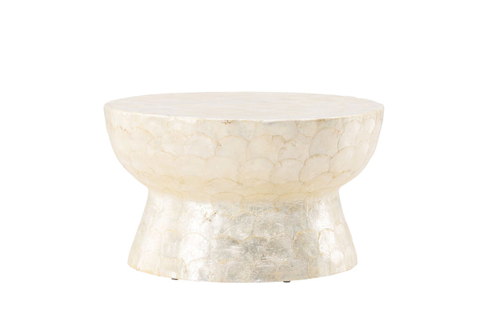 Vind Sandön Sofa Table ⌀70  - Capiz / Natural