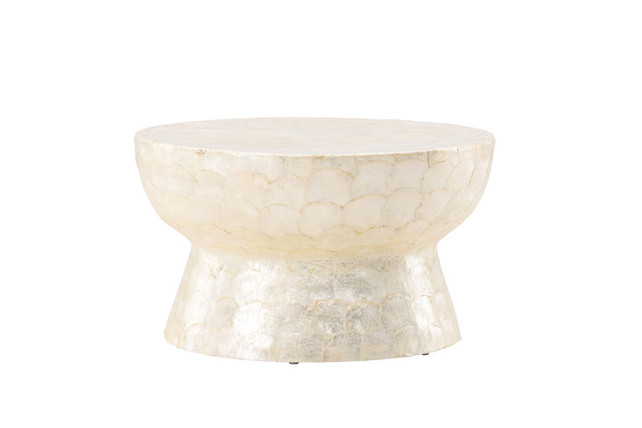 Vind Sandön Sofa Table ⌀70  - Capiz / Natural