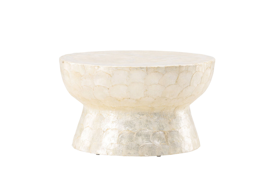 Vind Sandön Sofa Table ⌀70  - Capiz / Natural