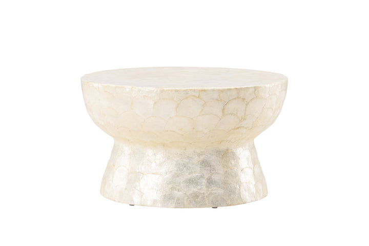 Vind Sandön Sofa Table ⌀70  - Capiz / Natural