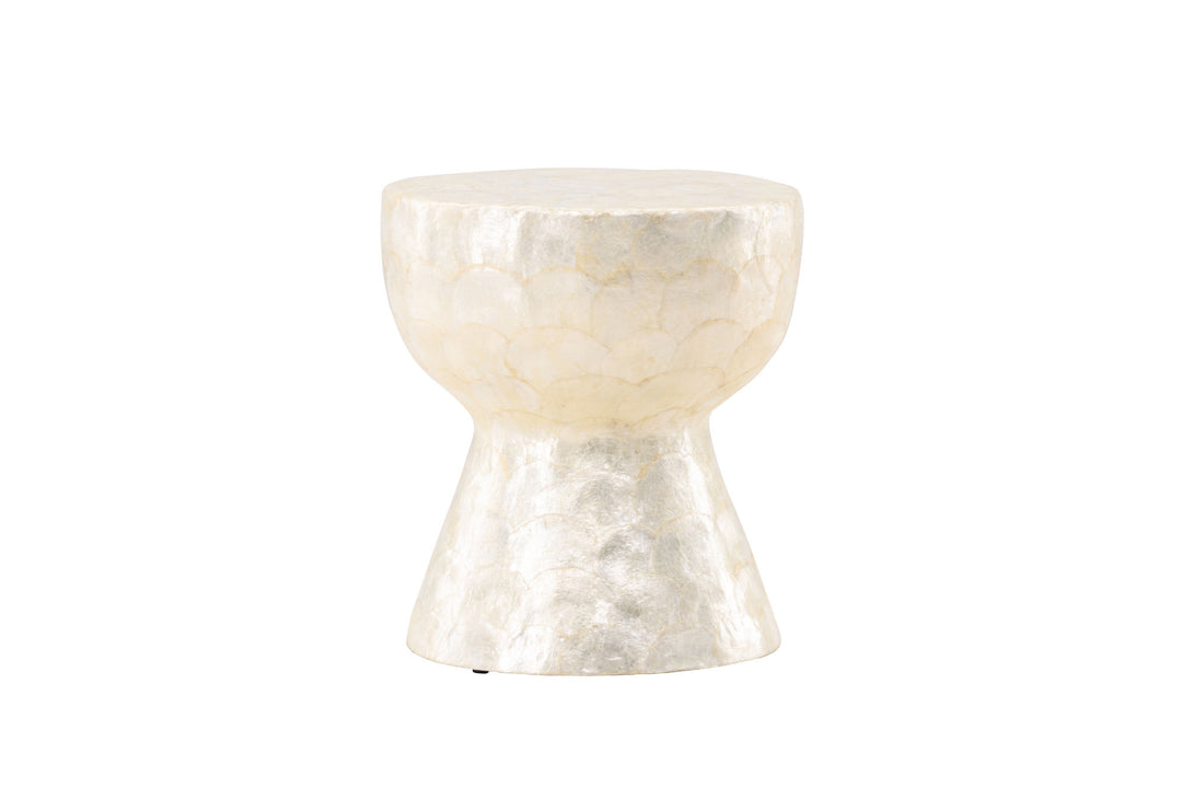 Vind Sandön Sofa Table ⌀40  - Capiz / Natural