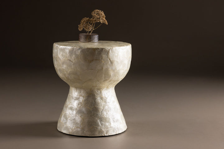 Vind Sandön Sofa Table ⌀40  - Capiz / Natural