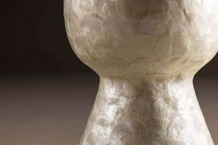 Vind Sandön Sofa Table ⌀40  - Capiz / Natural