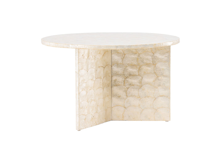 Vind Smögen Sofa Table ⌀70  - Capiz / Natural