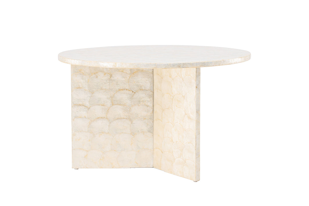 Vind Smögen Sofa Table ⌀70  - Capiz / Natural