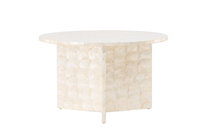 Vind Smögen Sofa Table ⌀70  - Capiz / Natural