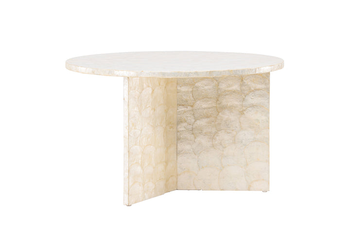Vind Smögen Sofa Table ⌀70  - Capiz / Natural