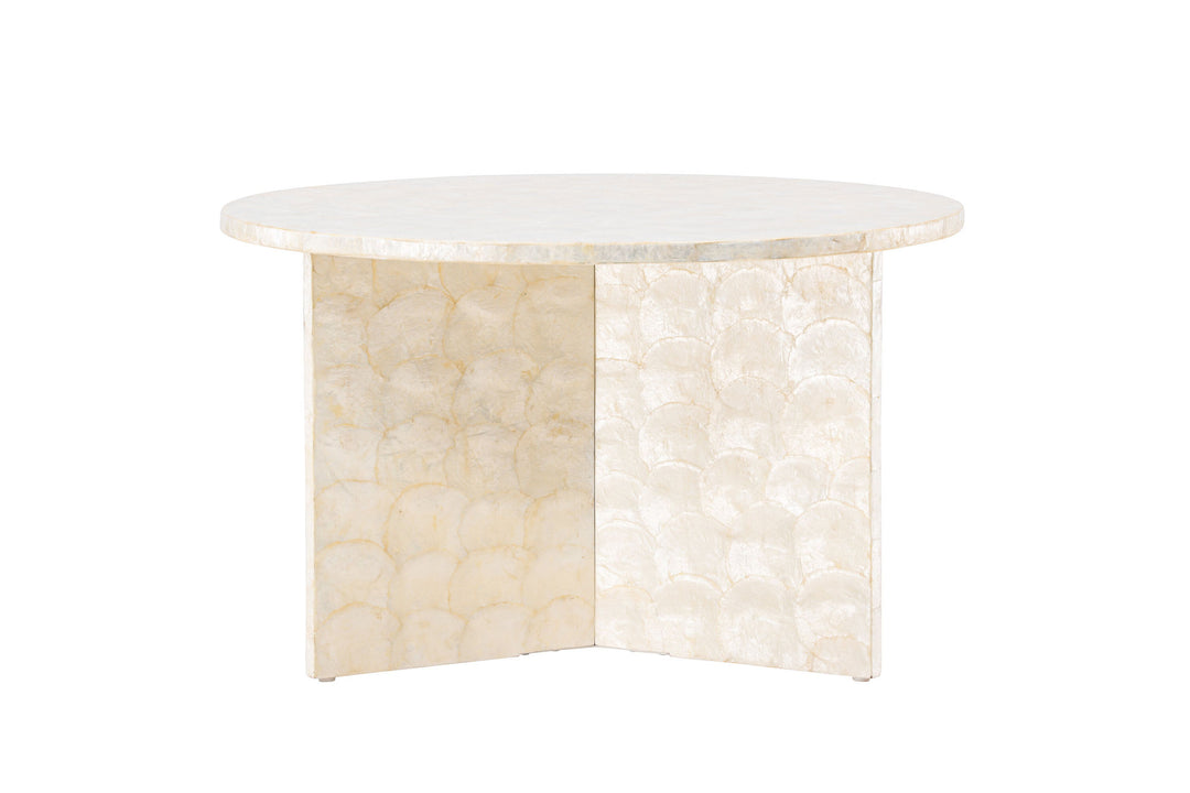 Vind Smögen Sofa Table ⌀70  - Capiz / Natural
