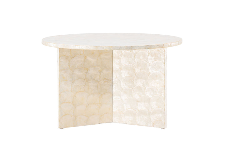 Vind Smögen Sofa Table ⌀70  - Capiz / Natural