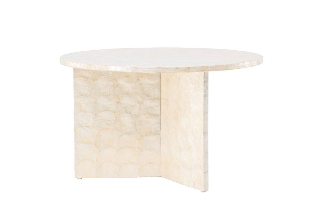 Vind Smögen Sofa Table ⌀70  - Capiz / Natural