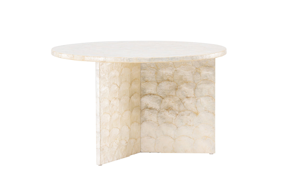 Vind Smögen Sofa Table ⌀70  - Capiz / Natural