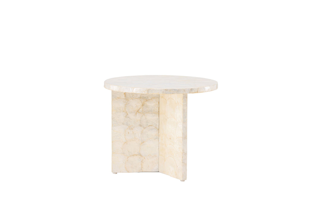 Vind Smögen Sofa Table ⌀40  - Capiz / Natural