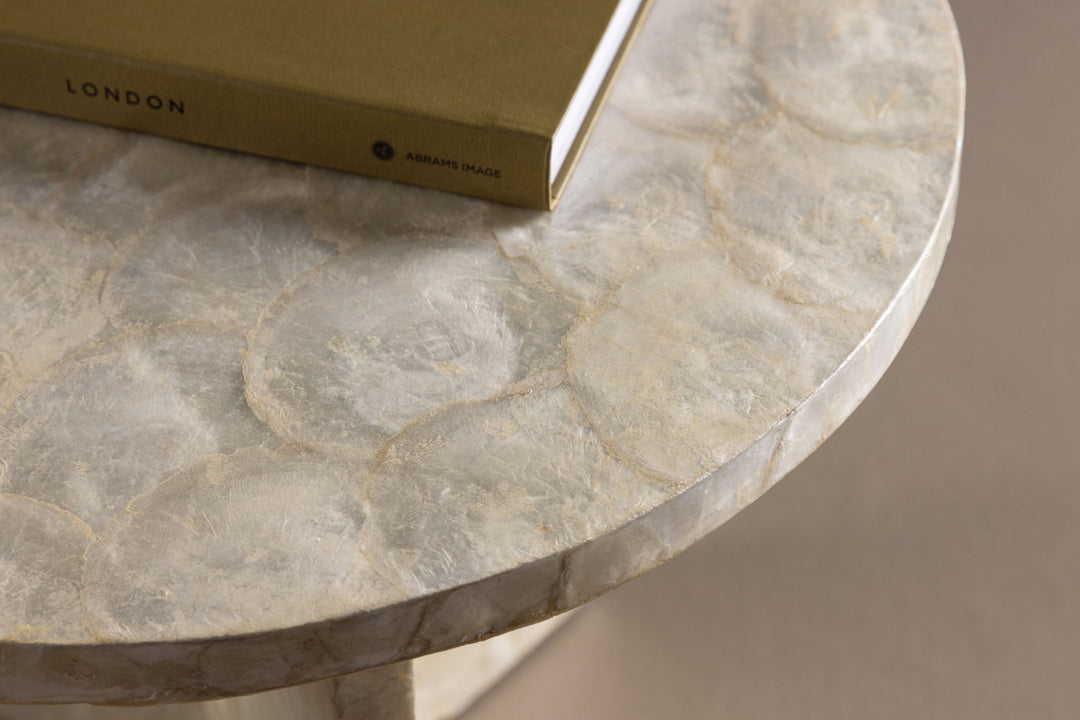 Vind Smögen Sofa Table ⌀40  - Capiz / Natural