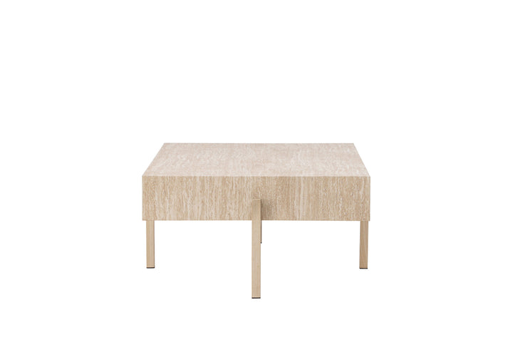 Vind Vadholmen Sofa Table 76x130 - Travertine look / FSC 100%