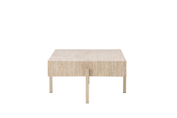 Vind Vadholmen Sofa Table 76x130 - Travertine look / FSC 100%