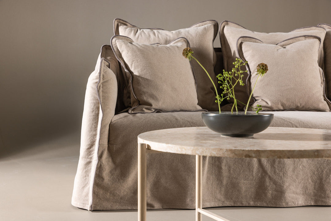 Vind Oskarshamn 3-seat Sofa - Beige/Brown /