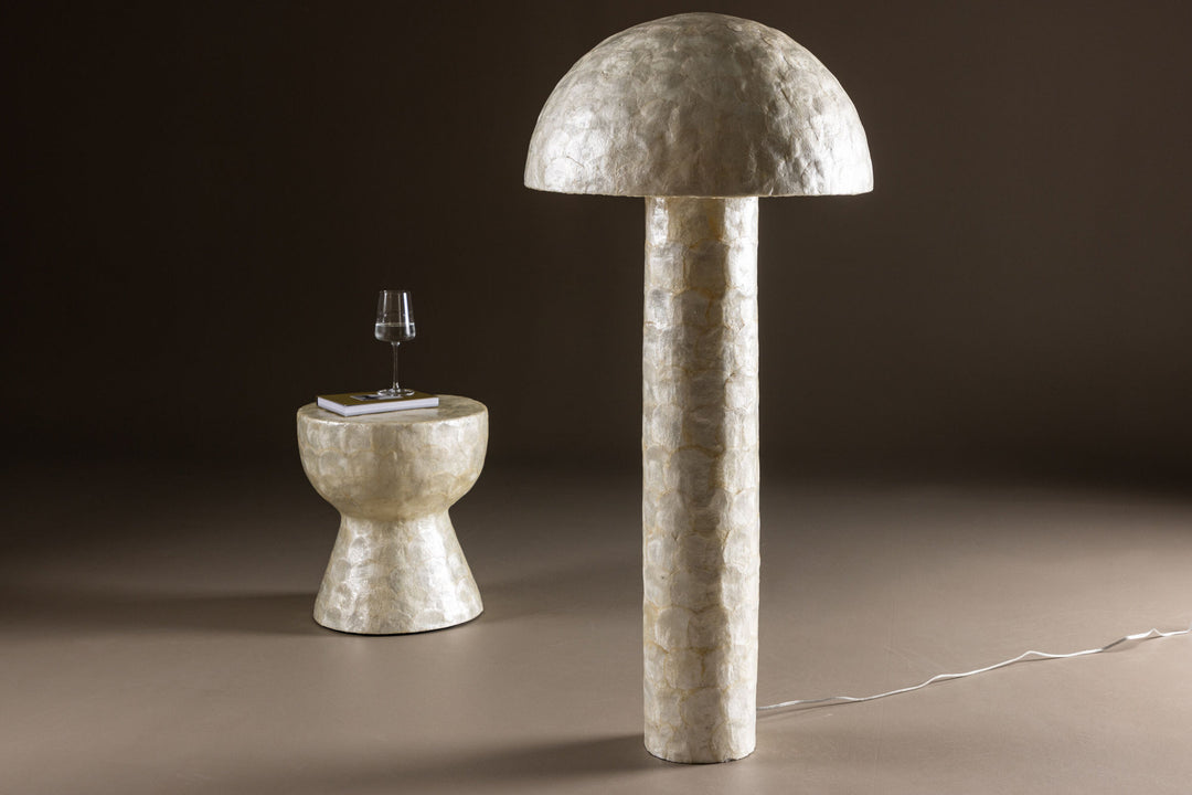 Vind Lindön Floor Lamp ⌀55 - Capiz / Natural
