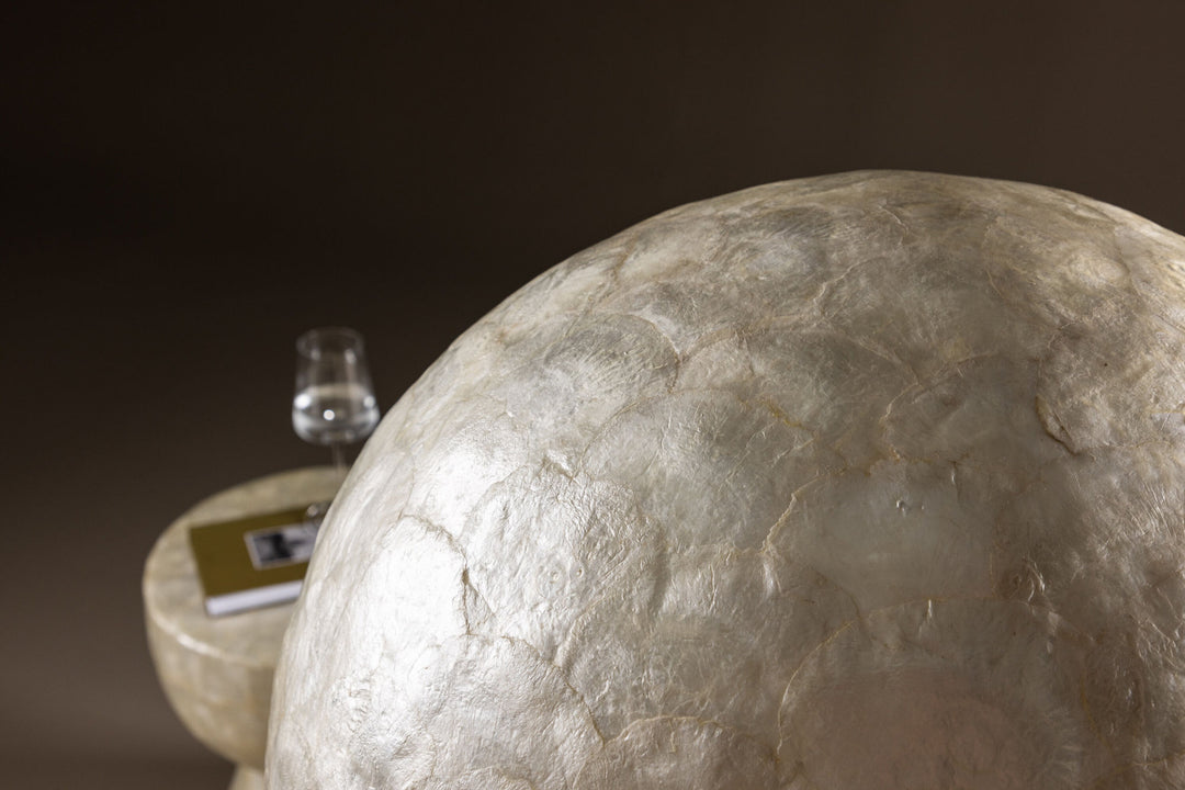 Vind Lindön Floor Lamp ⌀55 - Capiz / Natural