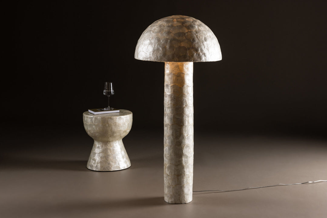 Vind Lindön Floor Lamp ⌀55 - Capiz / Natural