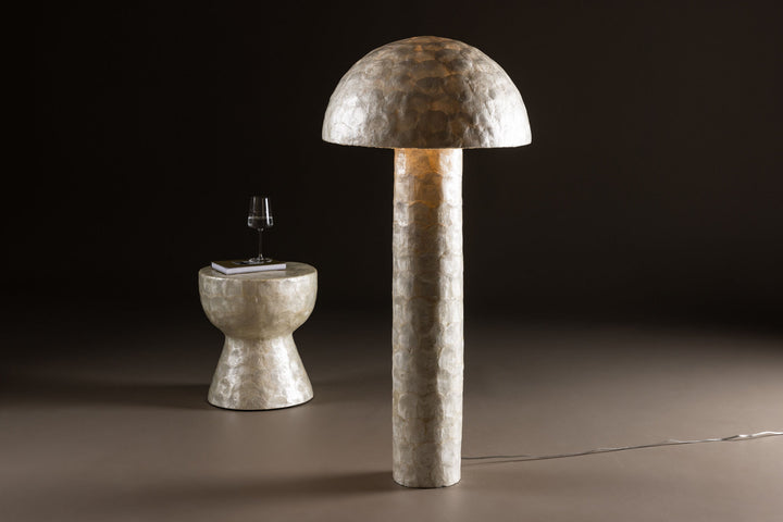 Vind Lindön Floor Lamp ⌀55 - Capiz / Natural