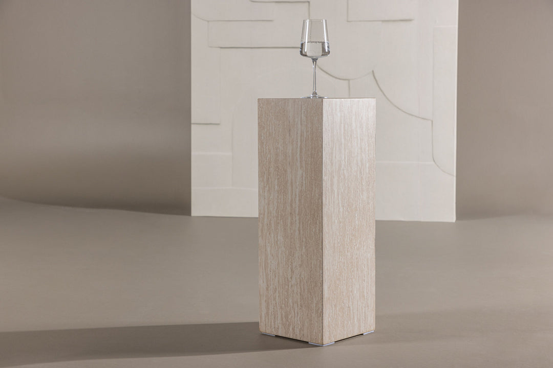 Vind Ramsvik Side table 23x65 - Travertine look / FSC 100%