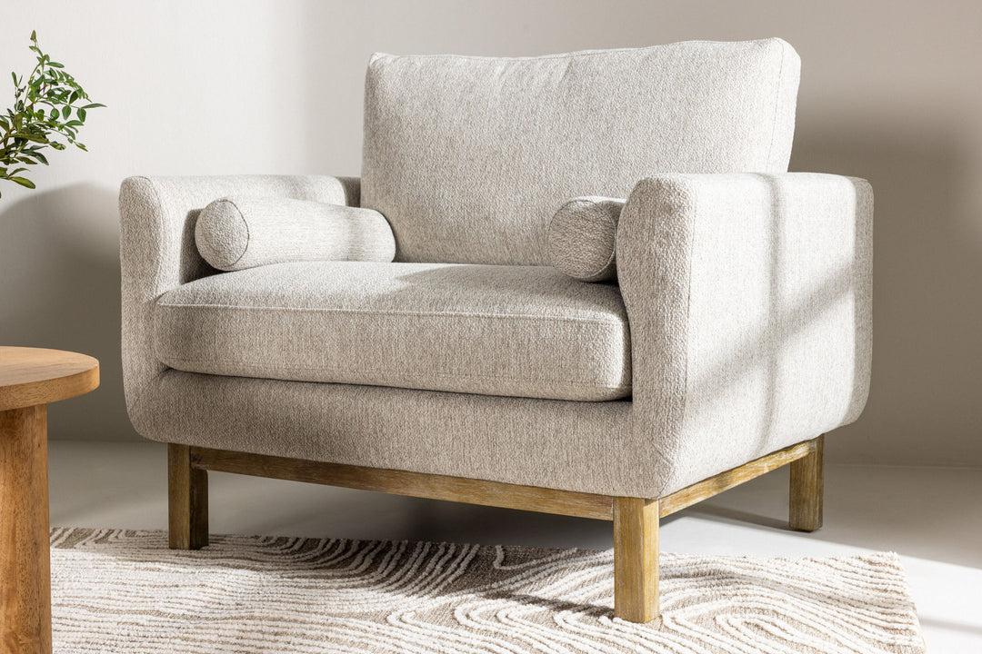 Venture Home Olympos Armchair - Woodlook /  Beige
