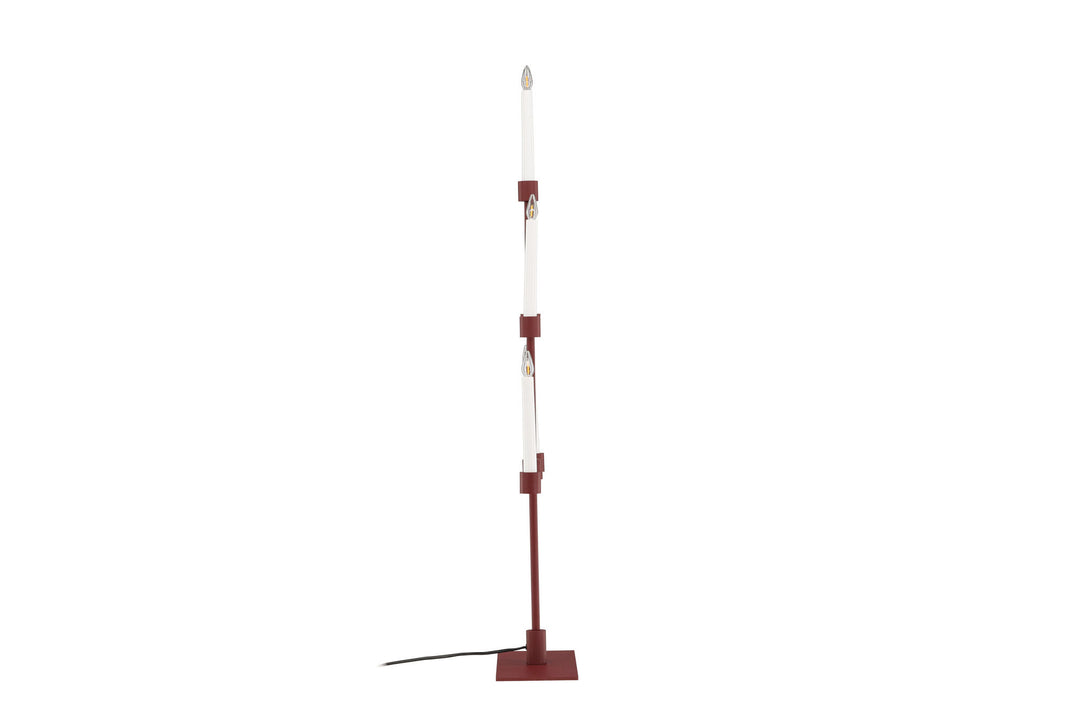 Venture Home Avoriaz Table Lamp - Dark Red /  Metal