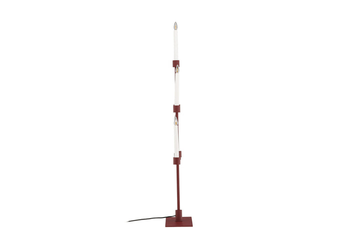 Venture Home Avoriaz Table Lamp - Dark Red /  Metal