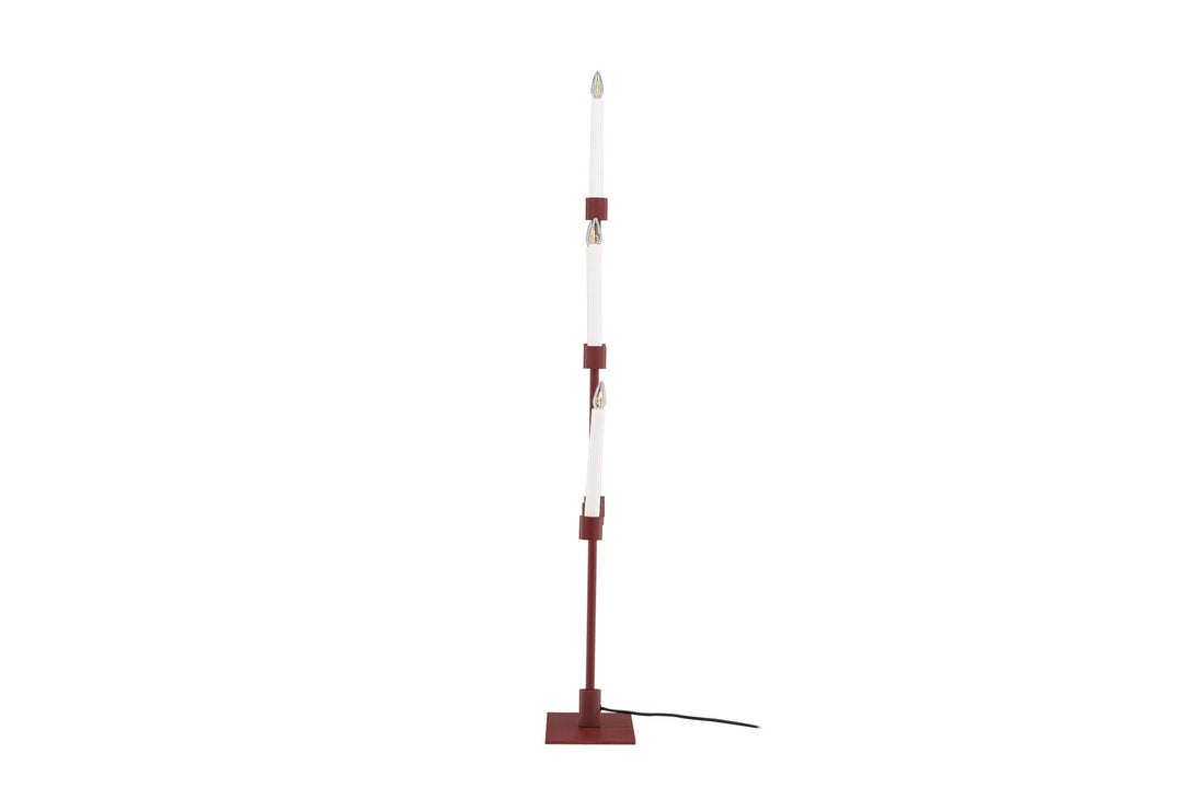 Venture Home Avoriaz Table Lamp - Dark Red /  Metal