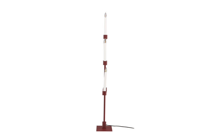 Venture Home Avoriaz Table Lamp - Dark Red /  Metal