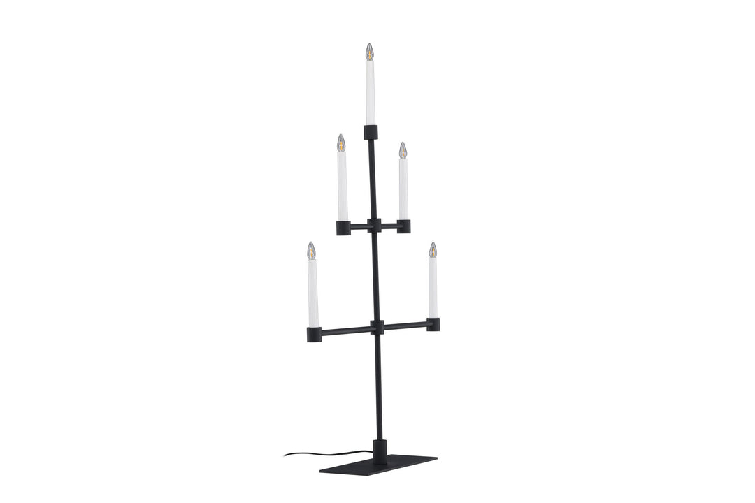 Venture Home Avoriaz Table Lamp - Matt Black /  Metal