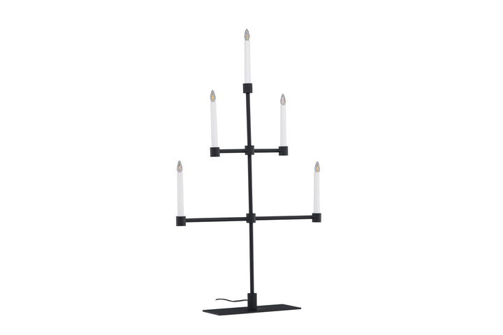 Venture Home Avoriaz Table Lamp - Matt Black /  Metal