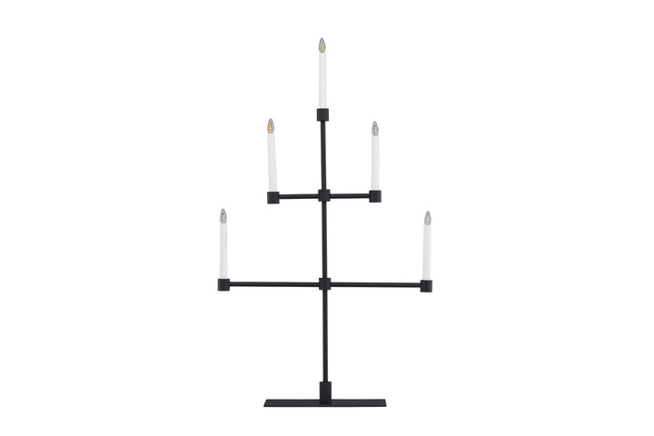 Venture Home Avoriaz Table Lamp - Matt Black /  Metal