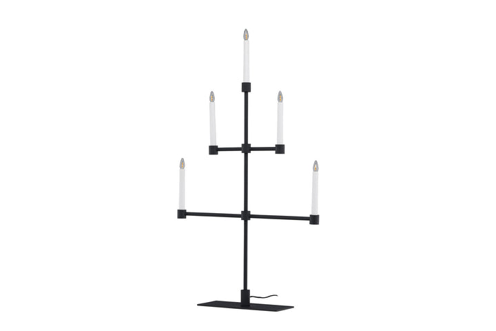 Venture Home Avoriaz Table Lamp - Matt Black /  Metal