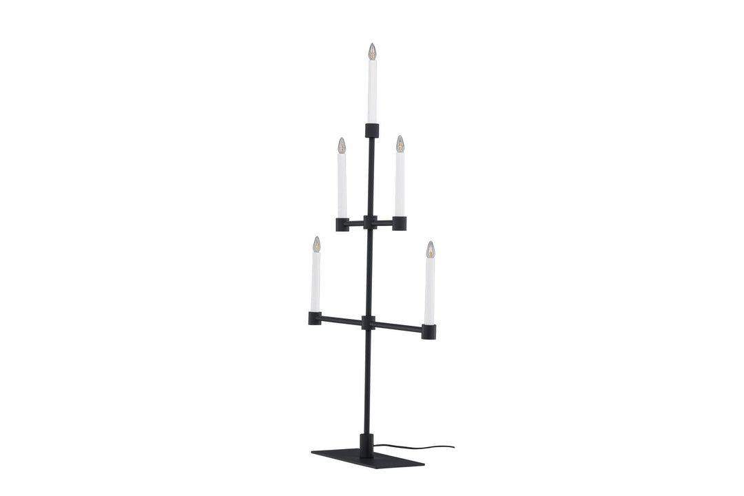Venture Home Avoriaz Table Lamp - Matt Black /  Metal